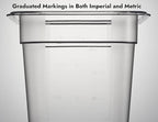 CURTA 6-Pack 1/6 Size 6" Deep NSF Polycarbonate Food Pans | Dishwasher & - Image 8