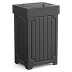 Povrgive Wood Trash Can Cabinet, 13 Gallon Hidden Kitchen Garbage Can by POVRGIVE-GreatDecorForIdealHome