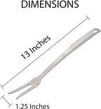 HIC Kitchen Serving Fork with Long Handle, 18/8 Stainless Steel - Image 6