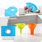 4 Pcs Silicone Kitchen Funnels - Image 3