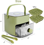 Ice Cube Tray with Lid & Bin Ice Maker Ice Trays - Image 6