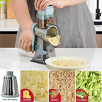 YOUCZON Rotary Cheese Grater Multi-Purpose Stainless Steel Cheese Shredder - Image 6