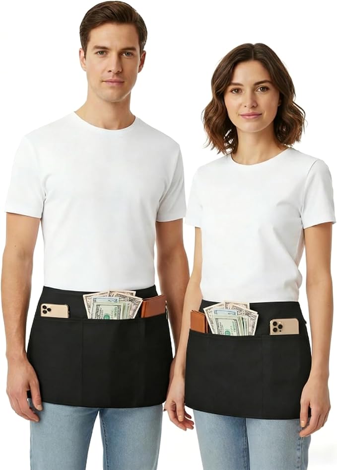 BOHARERS Waist Apron with 3 Pockets - Image 3
