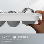 Round Ice Cube Mold with Lid - Image 2