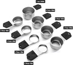 Magnetic Measuring Cups, Stainless Steel Kitchen Aid Cups Measuring set - Image 9