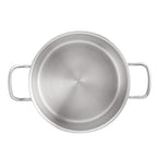 Amazon Basics 12 Quarts Stainless Steel Aluminum-Clad Stock Pot - Image 4