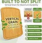 GREENER CHEF 18 Inch Extra Large Bamboo Cutting Board - Image 2