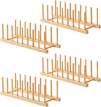 4 PCS Bamboo Dish Dying Rack by Worthyeah