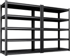 2 Pack 5-Tier Garage Shelving by Unknown