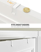 Moforoco White 6-Tier Over Door Pantry Organizer, Pantry Organization Storage - Image 3