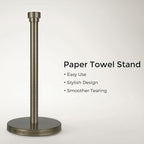 Antique Bronze Paper Towel Holder Countertop, Freestanding Paper Towel Stand - Image 2
