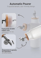Nucookery 20oz Ceramic Olive Oil Dispenser Bottle - Image 4