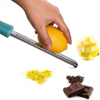 8-Inch Lemon Zester & Cheese Grater 18/8 Stainless Steel Citrus Zester - Image 7