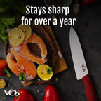 Vos Ceramic Knife with Peeler, Knives Set - Image 2