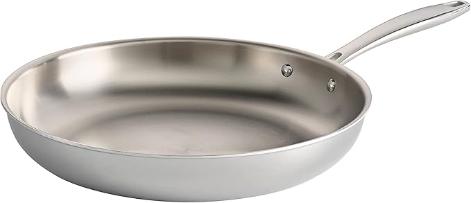 Tramontina Signature Tri-Ply Clad Stainless Steel 12-Inch Large Frying Pan by Tramontina