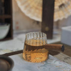 Wooden Handle Coffee Cup with Scale, Espresso Accessories Double Scale Glass - Image 4