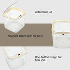 Coffee Pod Holder with Press-Top Lid, Space Saving - Image 4
