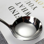 7.6'' Gravy Ladle Sauce Soup Spoon Heavy Duty 18/10 Stainless Steel - Image 5