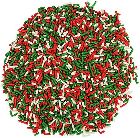 Christmas Sprinkles Bulk - 2.2 LB - Xmas Tree Jimmies - Image 5