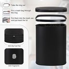PayLessHere | 13 Gallon Stainless Steel Trash Can | Black | Automatic Touchless - Image 6