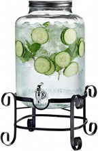 Style Setter Beverage Dispenser Cold Drink Dispenser w/ 3-Gallon Capacity Glass by Stylesetter