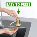 Kitchen Sink Soap Dispenser, Built in SoapDispenser, Counter Lotion Dispenser - Image 3