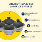 Samuelworld Large Silicone Premium Ice Trays, 2 Inches Big Cubes & 2.5 Inches - Image 3