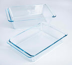 Set of 2 pcs Tempered Glass Baking Dish Set, Deep and Classic Borosilicate - Image 5