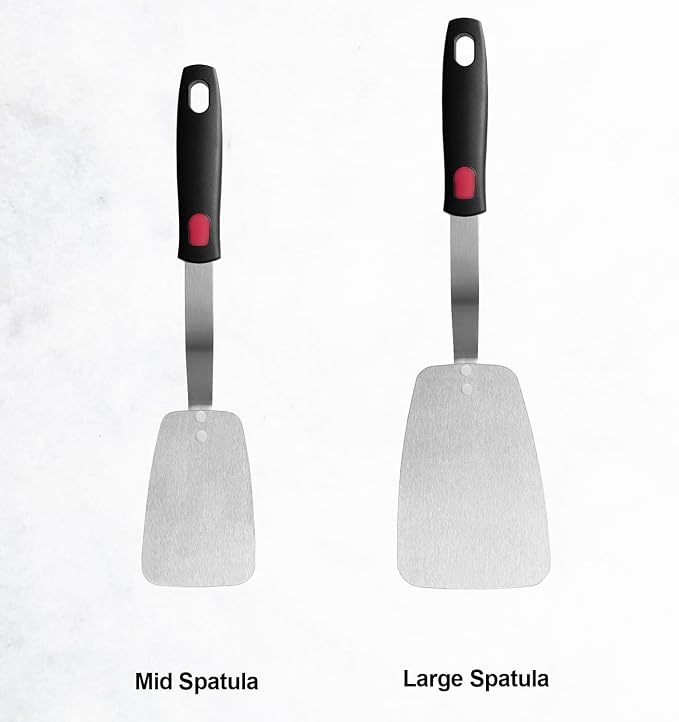 Stainless Steel Flexible Spatula Solid Turner, XiaoZu Thin Metal Spatula - Image 8