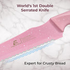 CoquusAid Upgrade Bread Knife for Homemade Bread, World‘s 1st Double Serrated - Image 2