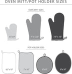KITCHENAID Ribbed Soft Silicone Oven Mitt 2-Pack Set, Aqua Sky - Image 4