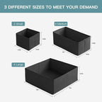 Criusia Drawer Organizer Clothes, 10 Pack Dresser Organizer - Image 2