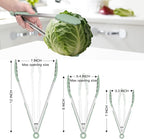 HOTEC Premium Stainless Steel Locking Kitchen Tongs - Image 8