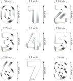 4 Inch Number Cookie Cutter Set - Image 2