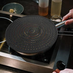 ABOOFAN 1pc Splatter Screen for 10-12'' Frying Pan, Silicone Splatter Guard - Image 4