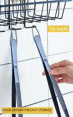 JETKONG 2 Pcs 16-Inch Heavy Duty Cooking Tweezers Extra Long Stainless Steel - Image 6