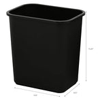 United Solutions 7 Gallon / 28 Quart Space Saving Trash Wastebasket, Fits Under - Image 2