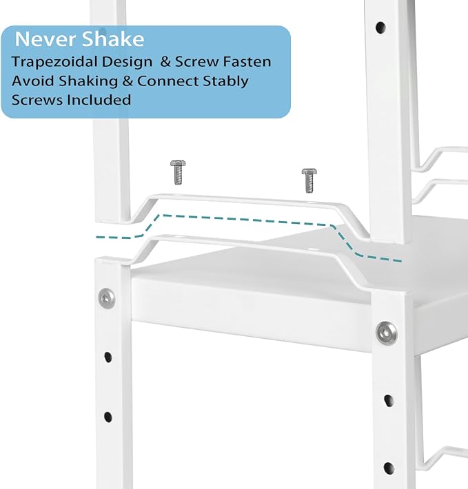 3 Pack Kitchen Cabinet Organizer Shelf, Stackable Expandable Shelves Organizers - Image 9