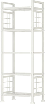 GIOTORENT 5-Wire Standing Storage Shelves, Metal Shelving Unit Pantry Rack by GIOTORENT