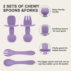 Silicone Baby Feeding Set | Baby Led Weaning Supplies Includes Suction Bowls - Image 7