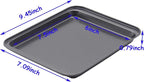 Small Baking Sheet Nonstick 9.45 X 7.09 Inch, 8 Inch Mini Cookie Tray Toaster - Image 2