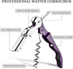 HYZ 2-Pack Wine Opener Waiter Corkscrew, Professional Wine Key - Image 2