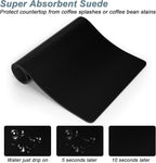 Rnivvi Coffee Mat, Hide Stain Rubber Backed Absorbent Dish Drying Pad - Image 3