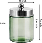 3 Pack Apothecary Jar Canisters Bathroom Vanity Organizer - Image 7