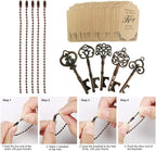 WODEGIFT 50pcs Skeleton Key Bottle Opener, Bridal Shower Party Favors, Souvenirs - Image 3