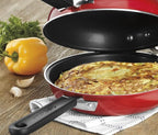 Cuisinart FP2-24R 10-Inch Nonstick Set Frittata Non-Stick Sauce Pan - Image 6
