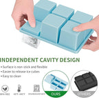 Large Ice Cube Tray for Whiskey: FDDBI Silicone Ice Cube Trays - Image 2