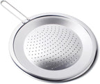 Stainless Steel Splatter Screen Lid, Oil Splash Guard by Minecook