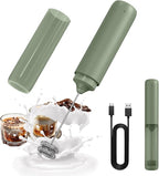 CIRCLE JOY Rechargeable Milk Frother Hanheld, Dual Ring Electric Coffee Frother by CIRCLEJOY