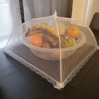 2 Pack Pop-Up Mesh Food Covers, 17 Inches Umbrella-Style Folding Mesh Food - Image 7